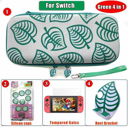 Blue Carry Case Accessories Storage Bag for Nintendos Switch