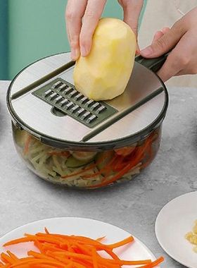 Vegetable Chopper Grater Drain Storage Manually