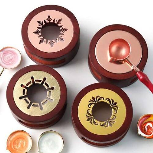 Wax Stamp Craft Gift Retro Sealing Wax Furnace Stove Pot