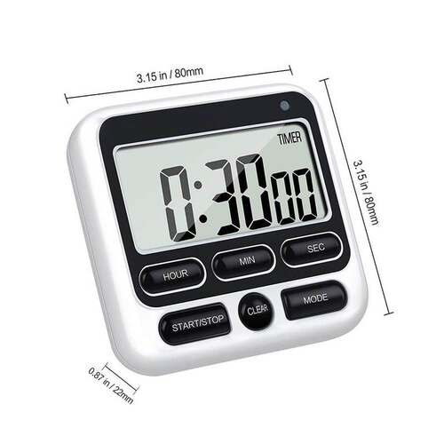 Digital Screen Kitchen Timer Large Display Digital Timer Squ