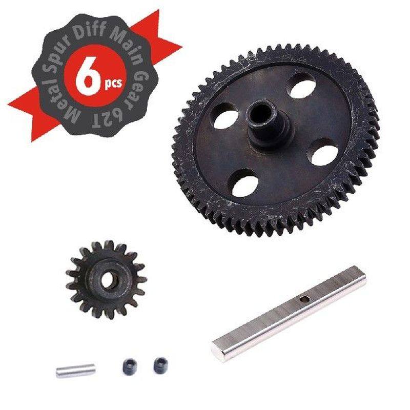 diff main gear 62t reduction gear metal spur gear 0015