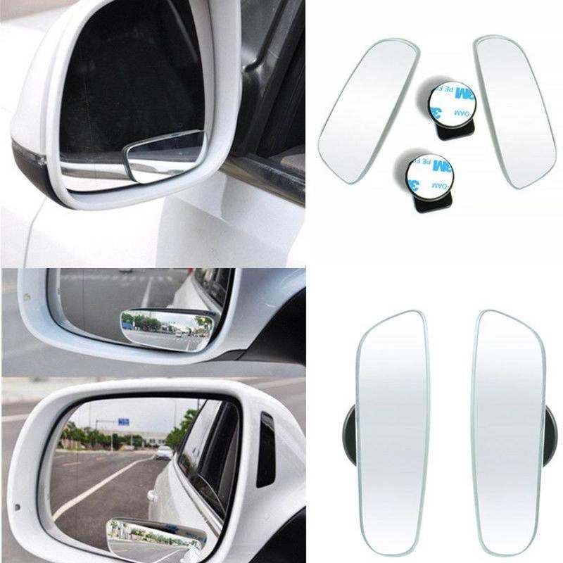 2pcs 360° wide angle convex rear side view blind spot mi