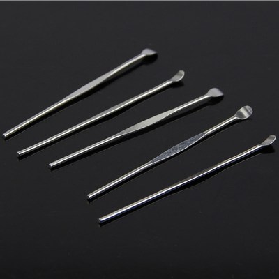 5Pcs Stainless Steel EarPick Cleaner Ear Pick Wax Curette Re