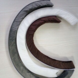 Fin Seal Brush Self Adhesive Weather Strip Felt Draught Excl