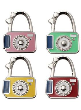 New Portable Metal Foldable Bag Purse Hook Handbag Hanger