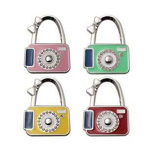 New Portable Metal Foldable Bag Purse Hook Handbag Hanger