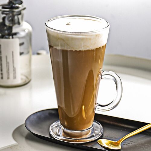 Coffee Mug Glass Cup Receptacle Mug Thermal Cup Drinkware Fr