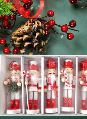 5 Buah 12Cm Pemecah Kacang Kayu Boneka Kenari Prajurit