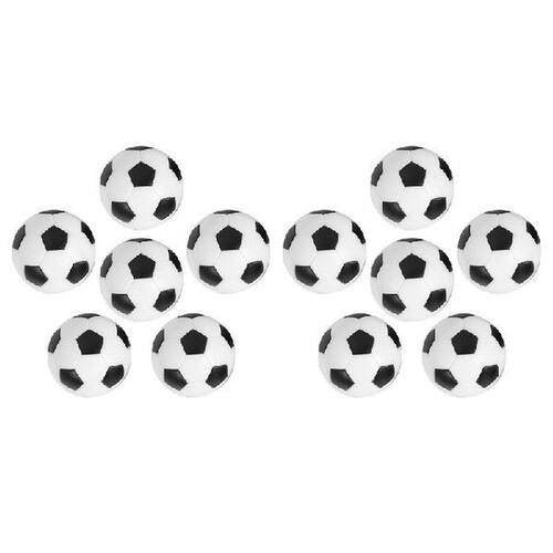 12PCS Small Football Style Table Ball Foosball Hard Plastic