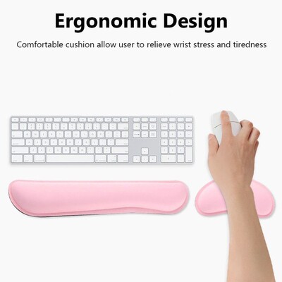 Ergonomic Hand Support Cushion Wrist Rest Keyboard Pad Gamin