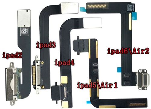 1pcs Charging Port Flex Cables ipad 2 3 4 5 6 mini air SB C