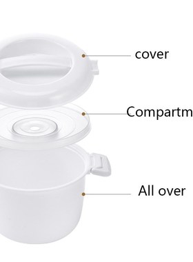 Portable Microwave Oven Rice Cooker Multifunctional Steamer