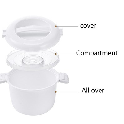 Portable Microwave Oven Rice Cooker Multifunctional Steamer
