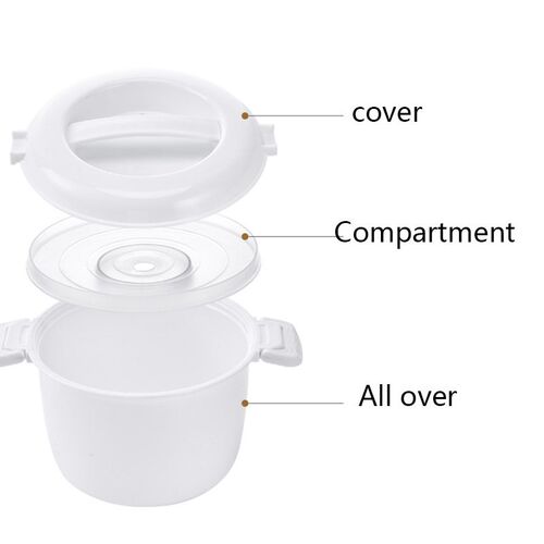 Portable Microwave Oven Rice Cooker Multifunctional Steamer