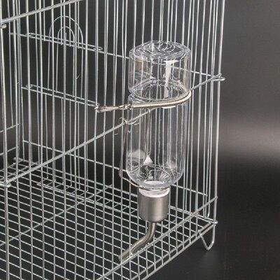 Pet Cage Hanging Waterer 180ml Automatic Water Drinker