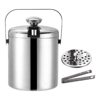 1.3L Insulated Double Walled Stainless Steel Ice Bucket