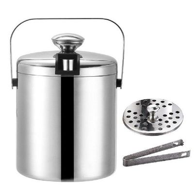 1.3L Insulated Double Walled Stainless Steel Ice Bucket