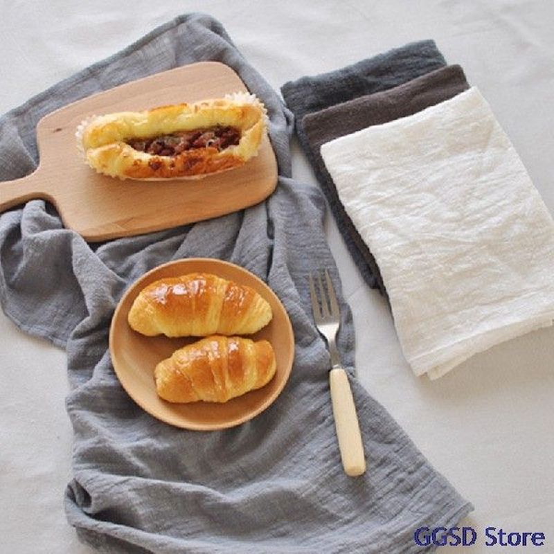 1pc Cotton Linen Tablecloth 45*65cm Japanese Style