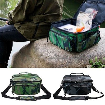 Portable Folding Fishing Bag Multi-pocket Fishing Tackle