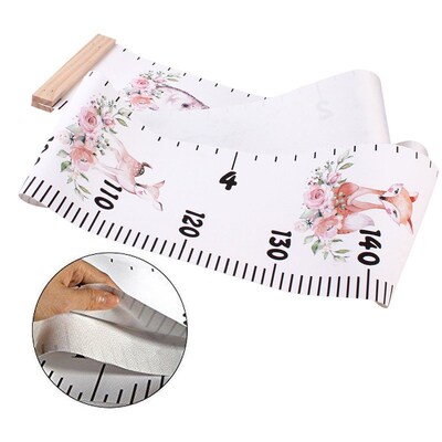 Newborn Baby Play Mat Kids Growth Chart Height Measure Rule