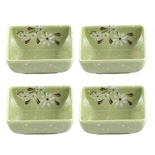 4 Pcs Melamine Sauce Dishes Practical Spice Serving Plates