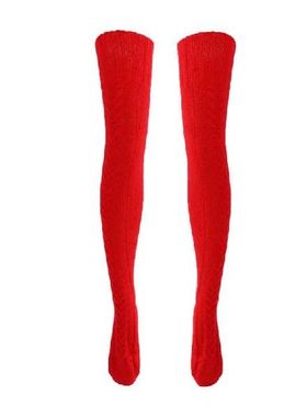 Winter Over Knee Stockings 1Pair Women Winter Warm