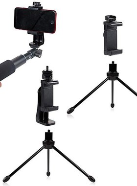 Tripod Mount Adapter Cell Phone per Holder Vertical 360 Rota
