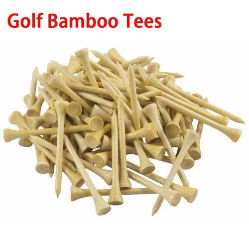 100pcs/bag GOG Approved Professional Bamboo Golf Tees 2 3/4