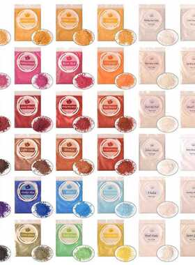 Epoxy Resin Pigt, 50 Colors Mica Powder Resin Dye, Natural P