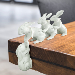 Easter Rabbit Garden Statue Rabbit Sculpture Decorative