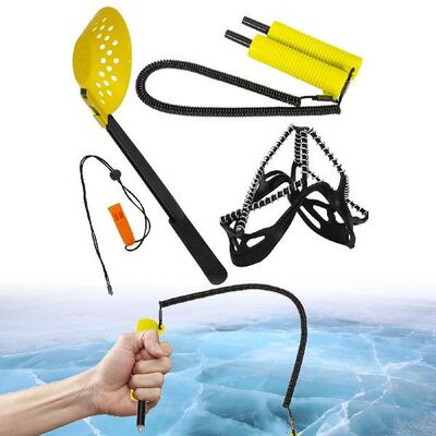 Fishing Ice Pick Stainless Steel Water Surface Ice Smasher