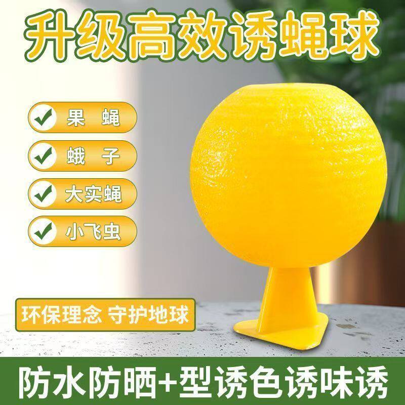 果蝇诱捕器粘虫球去除小飞虫室内厨房诱苍蝇神器蚊子强力灭虫实蝇