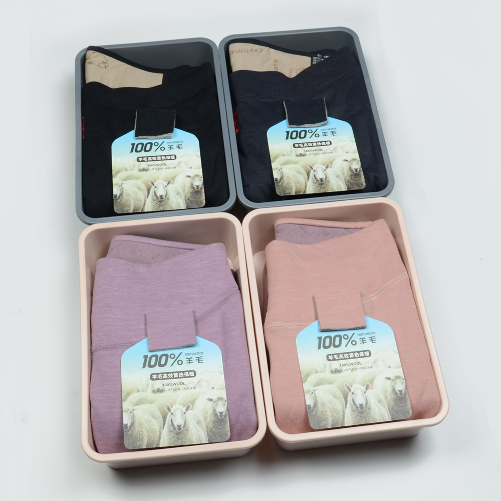 河南桑坡纯羊毛裤冬季加绒加厚