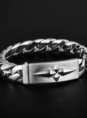 简约百搭个性手链霸气古巴手链