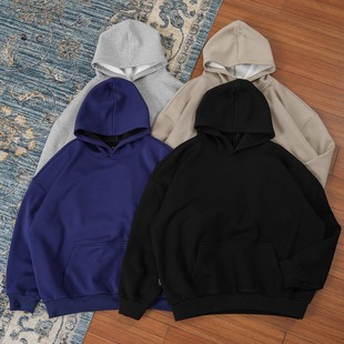 PROCANO25AW二代基础加绒连帽卫衣男女插袋重磅保暖秋冬情侣帽衫