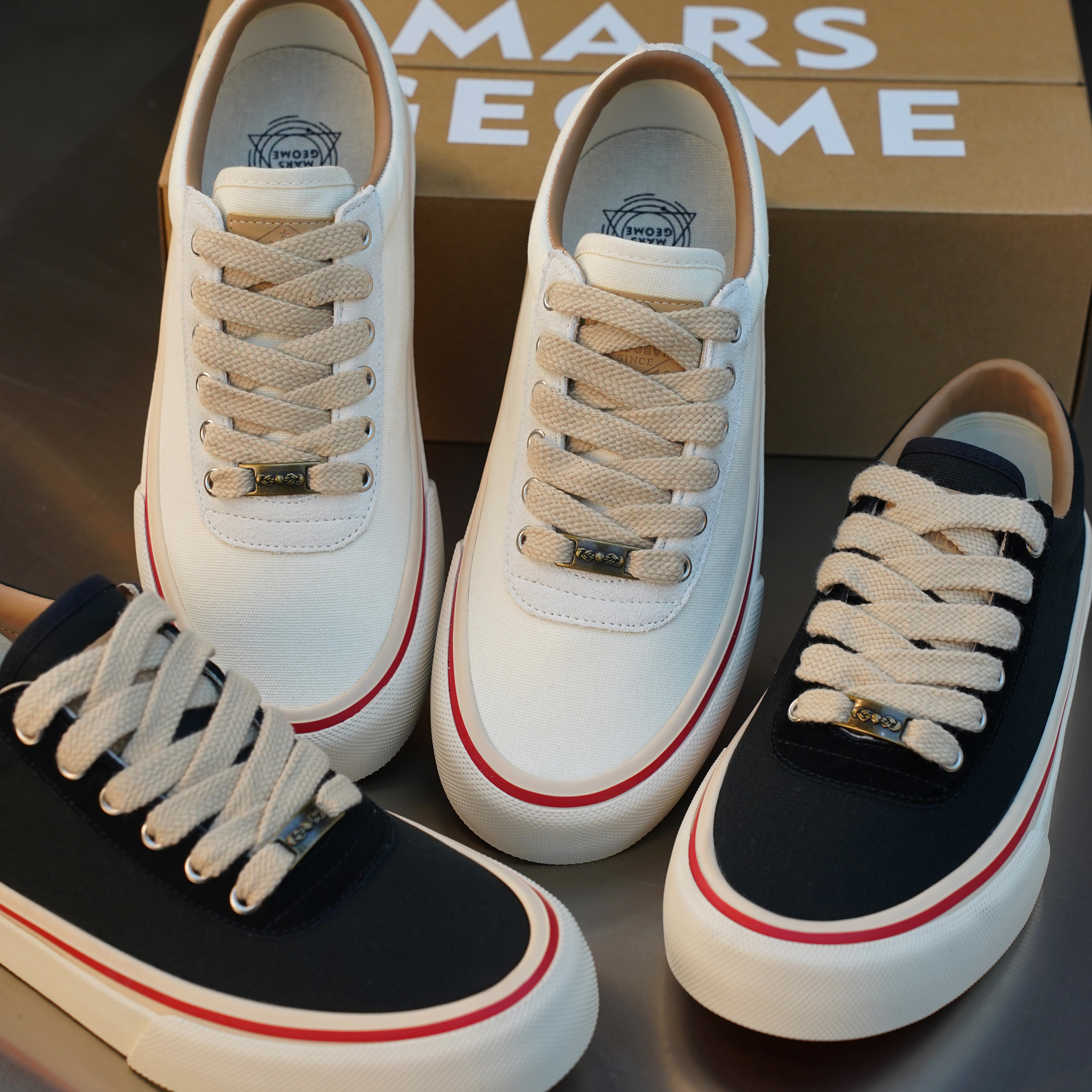 MARS GEOME/火星几何2025年新款男鞋宽楦板鞋休闲百搭加宽潮流