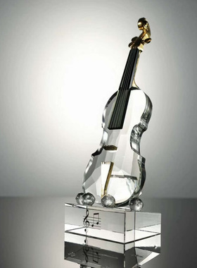 单只带底座礼盒装-轻奢小提琴高颜值卧室玄关装饰摆件JJJJ