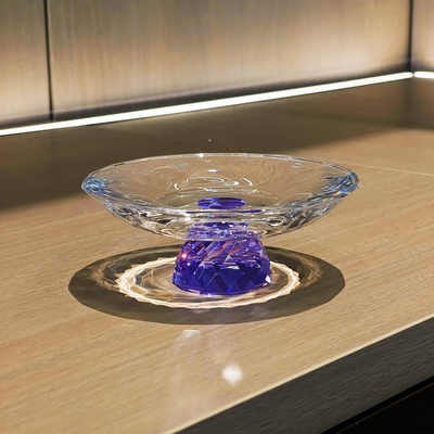 礼盒装水晶高脚小果盘甜品杯TYJJ