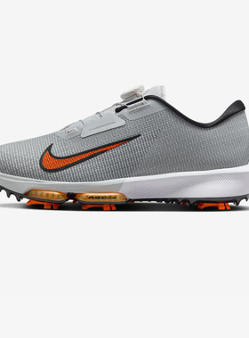 Nike Infinity Tour BOA 2 灰橙色 防滑 高尔夫球鞋 HQ2160 001