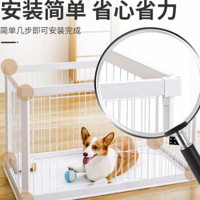 狗笼子狗围栏宠物围栏中小型犬狗栅栏防越狱法斗柯基室内卧室客厅