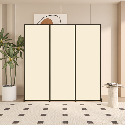 定制银色边框铝合金屏风隔断