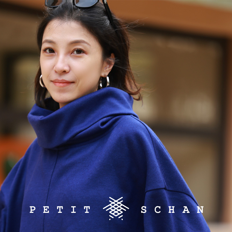 Petit Schan小闪 沉迷 澳洲超细美利诺羊毛堆堆领设计款套头上衣