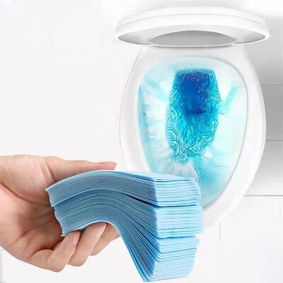 30Pcs Toilet Cleaner Toilet Cleaning Tablets Yellow Dirt Cle