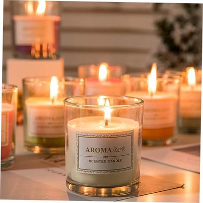 Essential Oil Scented Candles Smoked Incense Fragrance Slee1