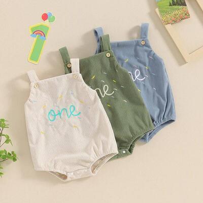 Summer Infant Toddler Boys Girls Romper Casual Sleeveless Le
