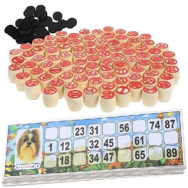 1 Tambola Game Set Russian Tambola Game Set Wooden Number