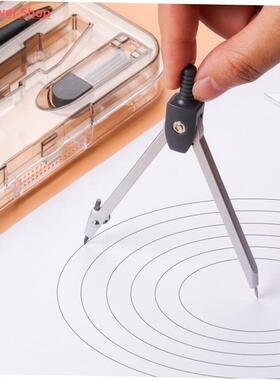 8 Pcs/Set Compass Ruler Set Protractor Drawing Triangle Eras