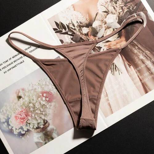 Low Waist Girls G String Leopard Women Panties Sexy Briefs T