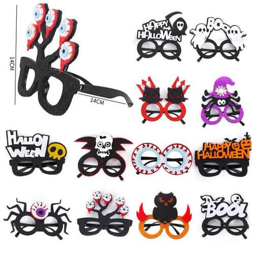 万圣Halloween decoration party horror prop spectacle frames