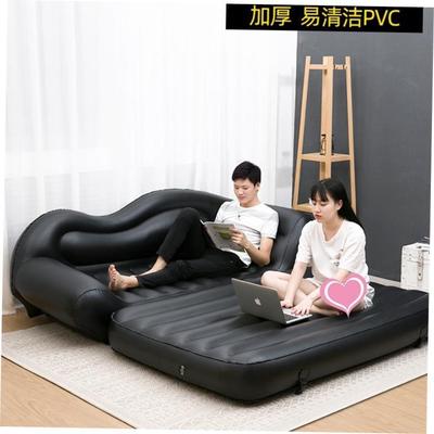 Inflatable sofa bed outdoor folding air cushion bed sofa